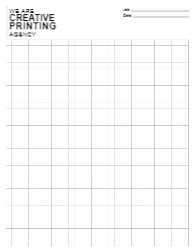 8.5" x 11" - .25" grid | 4 squares per inch