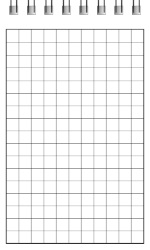 Top Bind - Grid Sheets - Spiral Bound Notebook/Journal | 3
