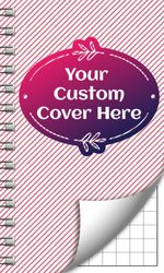 Left Bind - Grid Sheets - Pattern - Spiral Bound Notebook/Journal | 3" x 5"