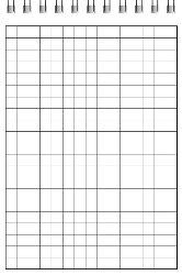 Top Bind - Grid Sheets - Spiral Bound Notebook/Journal | 4