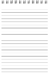 Top Bind - Lined Sheets - Spiral Bound Notebook/Journal | 4