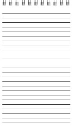 Top Bind - Lined Sheets - Spiral Bound Notebook/Journal | 4