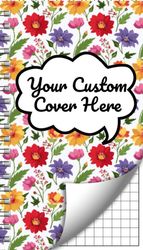 Left Bind - Grid Sheets - Pattern - Spiral Bound Notebook/Journal | 4" x 7"