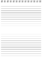 Top Bind - Lined Sheets - Spiral Bound Notebook/Journal | 5