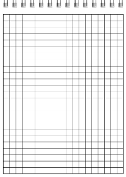 Top Bind - Grid Sheets - Spiral Bound Notebook/Journal | 5