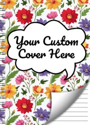 Left Bind - Lined Sheets - Pattern - Spiral Bound Notebook/Journal | 5" x 7"