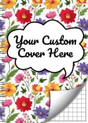 Left Bind - Grid Sheets - Pattern - Spiral Bound Notebook/Journal | 5" x 7"