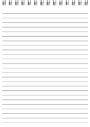 Top Bind - Lined Sheets - Pattern - Spiral Bound Notebook/Journal | 5