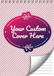 Top Bind - Lined Sheets - Pattern - Spiral Bound Notebook/Journal | 5" x 7"