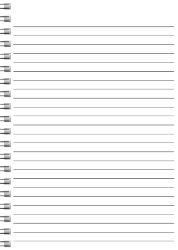 Left Bind - Lined Sheets - Photo - Spiral Bound Notebook/Journal | 5