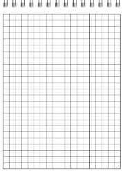 Top Bind - Grid Sheets - Photo - Spiral Bound Notebook/Journal | 5