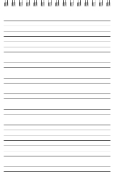 Top Bind - Lined Sheets - Spiral Bound Notebook/Journal | 5.5