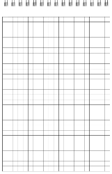 Top Bind - Grid Sheets - Spiral Bound Notebook/Journal | 5.5