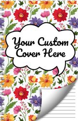 Left Bind - Lined Sheets - Pattern - Spiral Bound Notebook/Journal | 5.5" x 8.5"