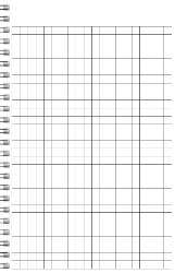 Left Bind - Grid Sheets - Pattern - Spiral Bound Notebook/Journal | 5.5