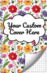 Left Bind - Grid Sheets - Pattern - Spiral Bound Notebook/Journal | 5.5" x 8.5"