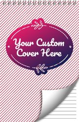 Top Bind - Lined Sheets - Pattern - Spiral Bound Notebook/Journal | 5.5" x 8.5"