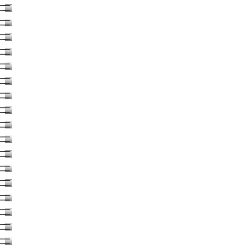 Left Bind - Lined Sheets - Spiral Bound Notebook/Journal | 6