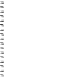 Left Bind - Blank Sheets - Spiral Bound Notebook/Journal | 6