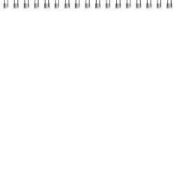 Top Bind - Lined Sheets - Spiral Bound Notebook/Journal | 6
