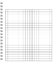 Left Bind - Grid Sheets - Spiral Bound Notebook/Journal | 6