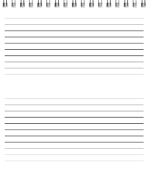 Top Bind - Lined Sheets - Spiral Bound Notebook/Journal | 6