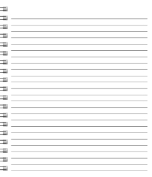 Left Bind - Lined Sheets - Pattern - Spiral Bound Notebook/Journal | 6