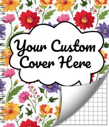 Left Bind - Grid Sheets - Pattern - Spiral Bound Notebook/Journal | 6" x 7"