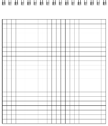 Top Bind - Grid Sheets - Photo - Spiral Bound Notebook/Journal | 6