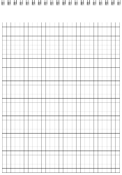 Top Bind - Grid Sheets - Spiral Bound Notebook/Journal | 7