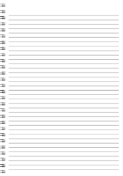 Left Bind - Lined Sheets - Pattern - Spiral Bound Notebook/Journal | 7