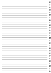 Left Bind - Lined Sheets - Pattern - Spiral Bound Notebook/Journal | 7