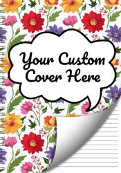 Left Bind - Lined Sheets - Pattern - Spiral Bound Notebook/Journal | 7" x 10"
