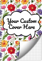 Left Bind - Grid Sheets - Pattern - Spiral Bound Notebook/Journal | 7" x 10"