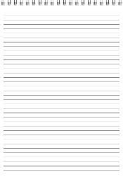 Top Bind - Lined Sheets - Photo - Spiral Bound Notebook/Journal | 7