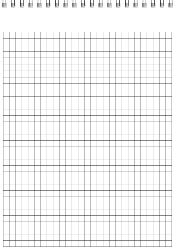 Top Bind - Grid Sheets - Photo - Spiral Bound Notebook/Journal | 7