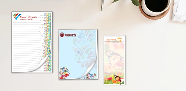 Personalized Budget Notepads - Made in USA - Low Cost Marketing