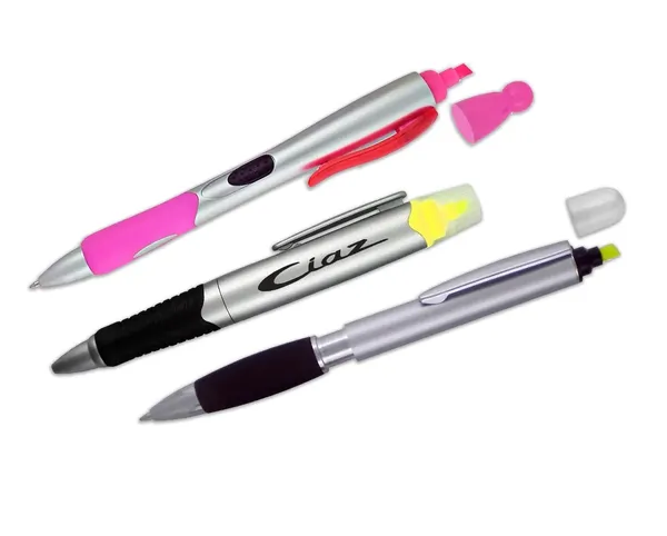 Custom branded highlighters with logo for office and event giveaway promotions