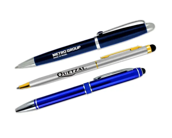 Custom twist and capped pens with logo for executive business gifting