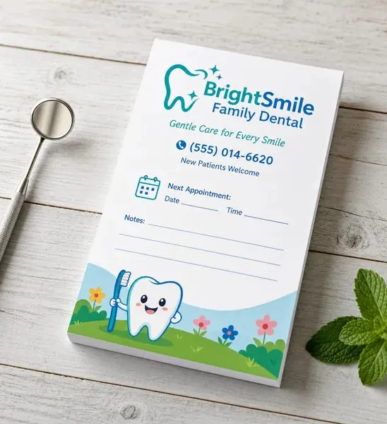 Custom healthcare and medical notepads for doctors clinics and health providers