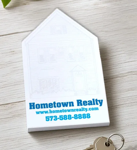 Custom die cut shape notepads for unique and eye-catching brand promotions