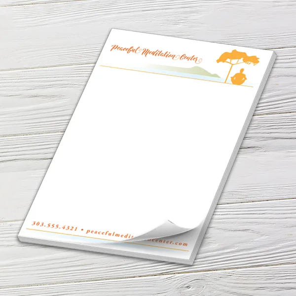 Custom Notepads, 5" x 7" — Chubble Gum 7