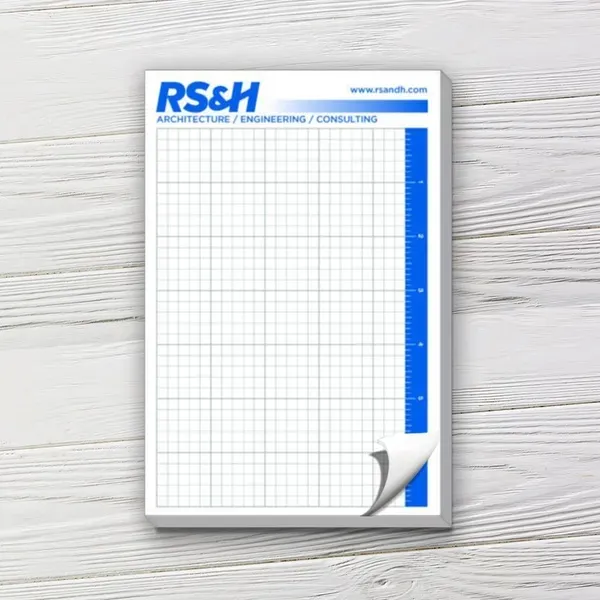 Custom Graph Paper Pad, 5.5" x 8.5" 3