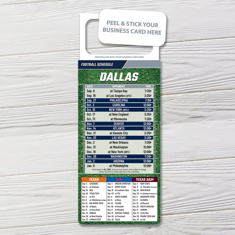 Pro Football Schedules - M.B.C. Sport 48