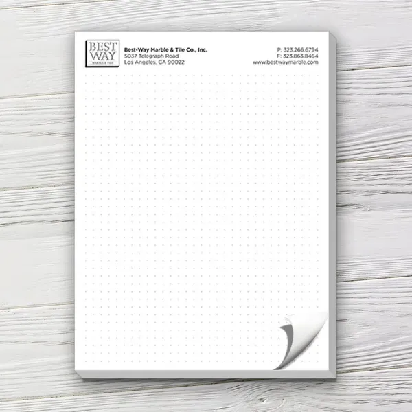 Custom Grid Graph Paper Pad, 8.5" x 11" Dot Grid Pattern 3