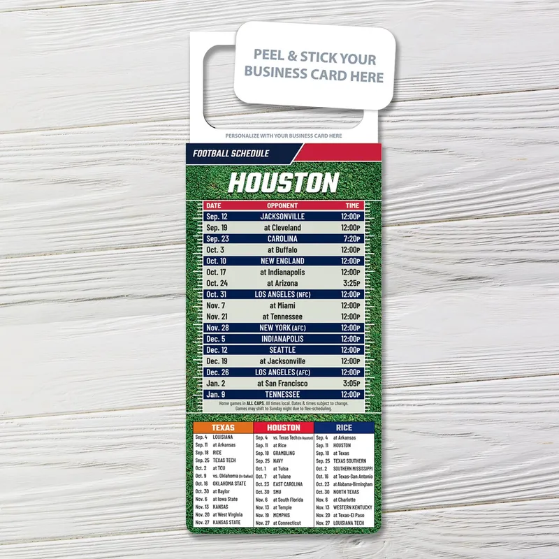 Pro Football Schedules - M.B.C. Sport 54