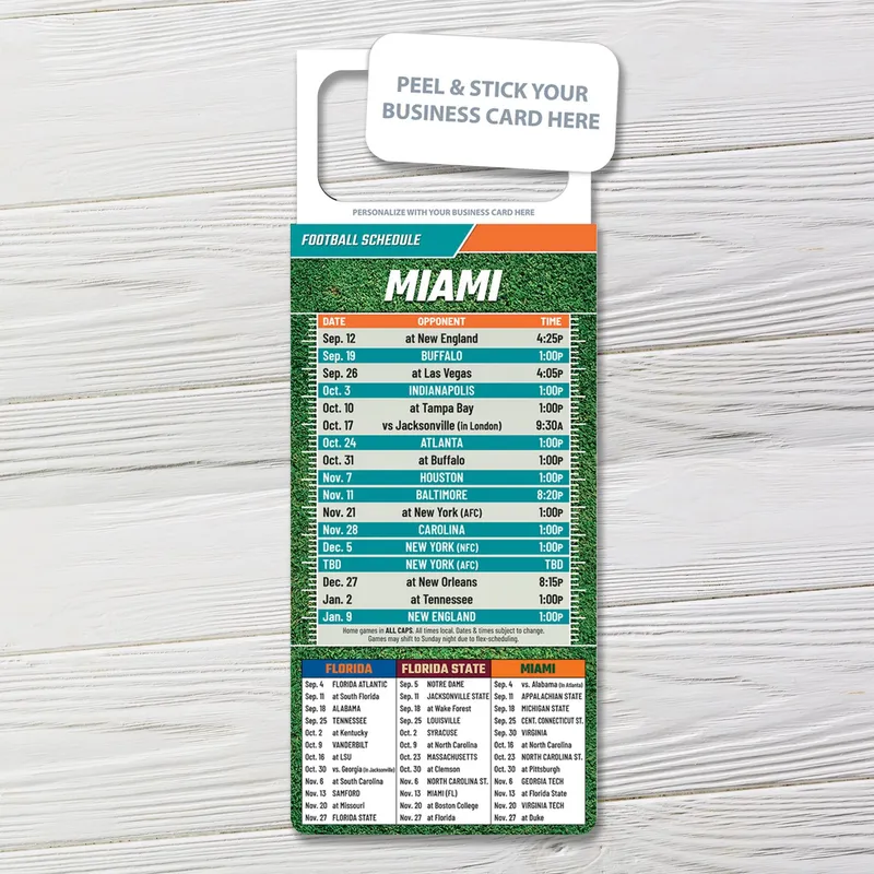 Pro Football Schedules - M.B.C. Sport 63