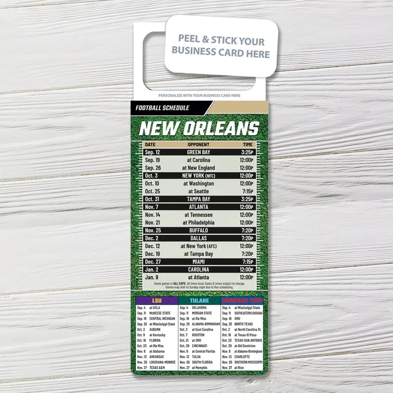 Pro Football Schedules - M.B.C. Sport 19