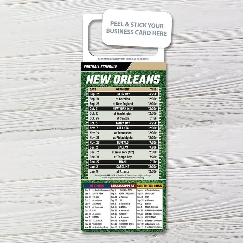 Pro Football Schedules - M.B.C. Sport 20