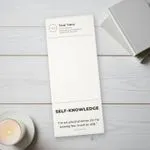 Inspirational Self-Knowledge notepad lifestyle
